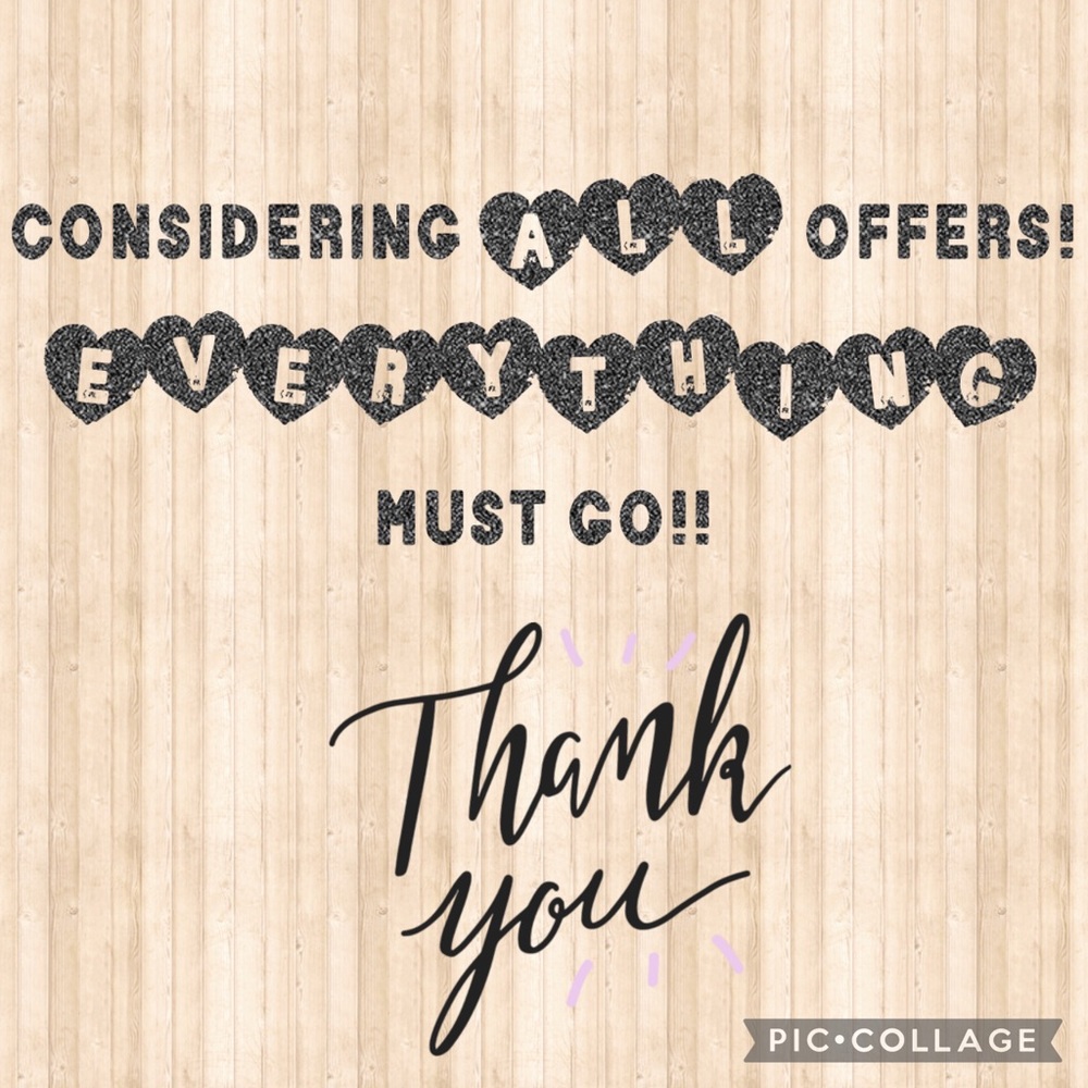 Open to offers!